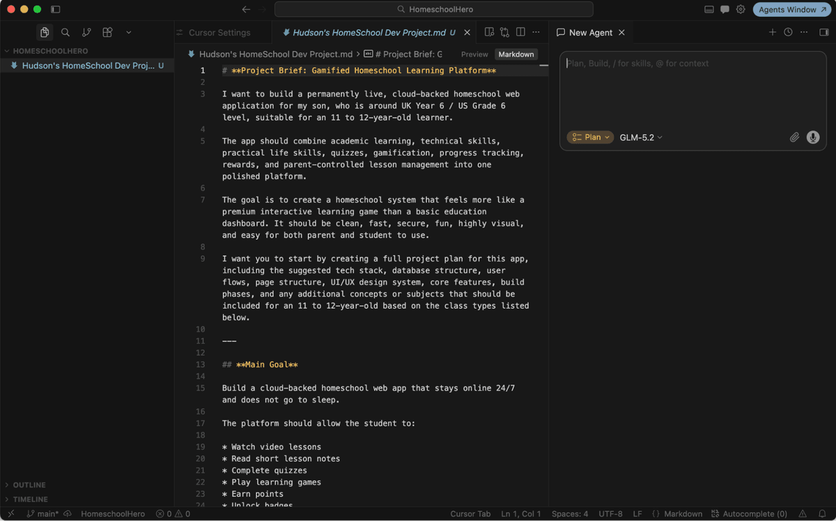 cursor implementation plan image