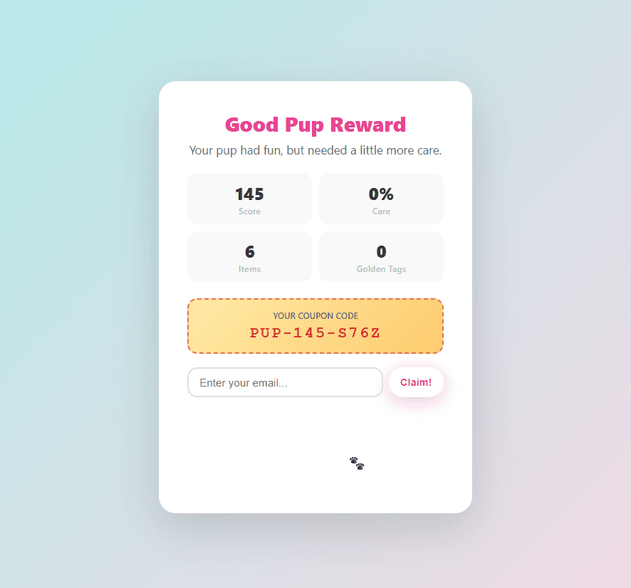 reward screen 6